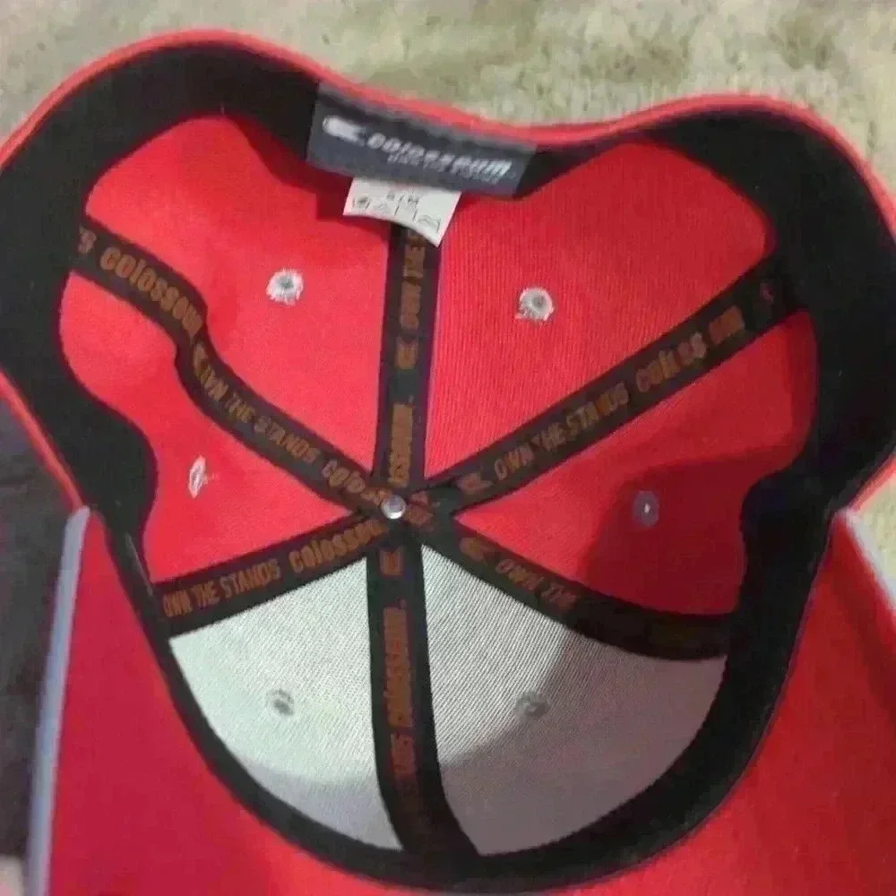 Colosseum Ohio State Buckeyes hat, size small-medium, red and white